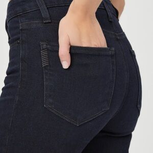 Paige Denim 31 Ankle Dark Wash Stretch MidRise Straight leg